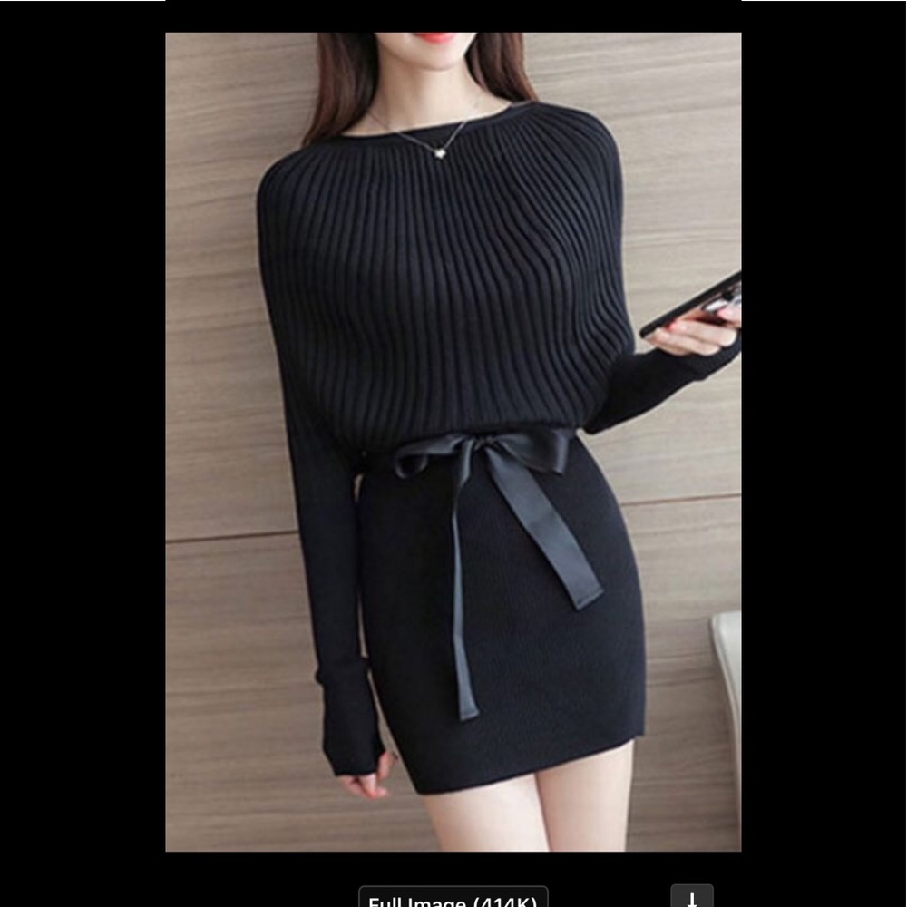 NEW mini sweater dress